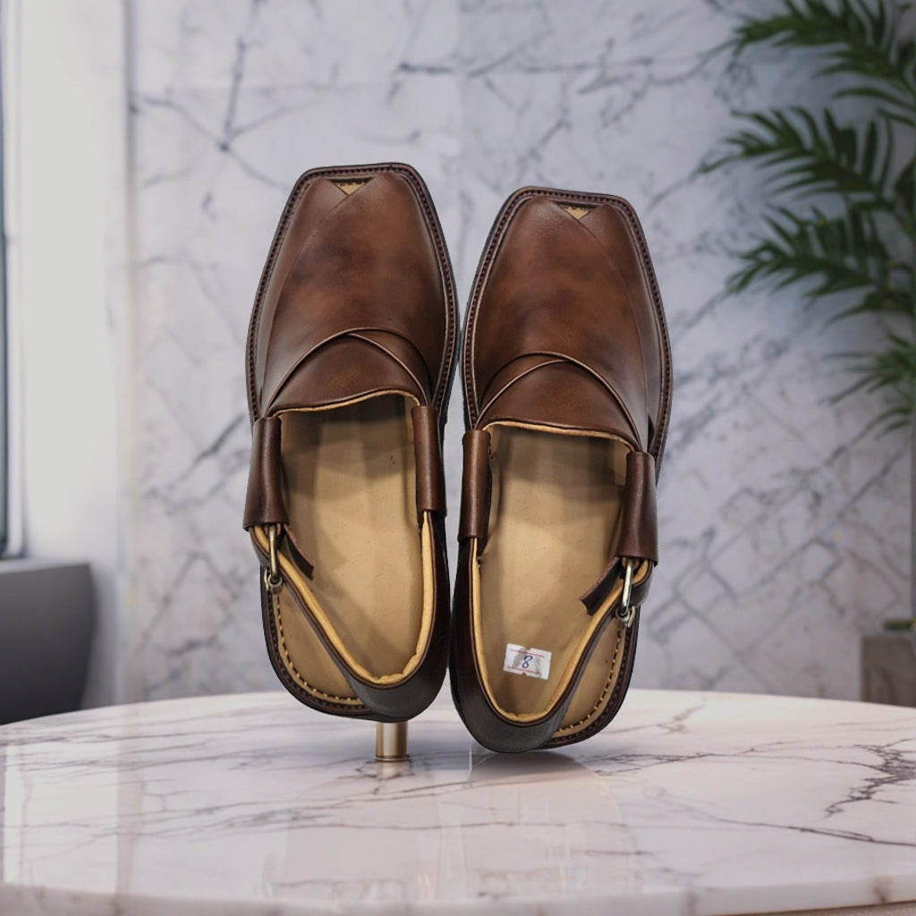 Smart Zalmi Peshawari Chappal (Double Shade)