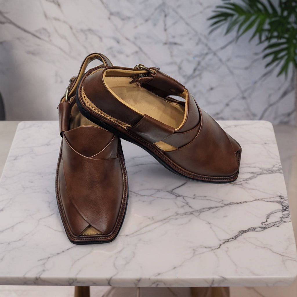 Smart Zalmi Peshawari Chappal (Double Shade)