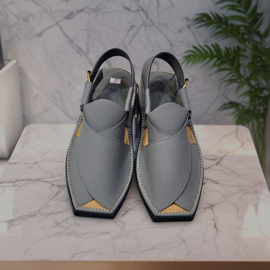 Smart Kaptan Peshawari Chappal(grey color