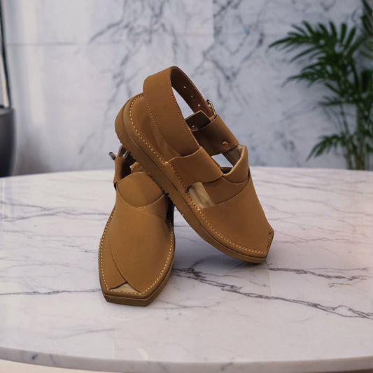 Smart Kaptan Peshawari Chappal(Brown Colour)