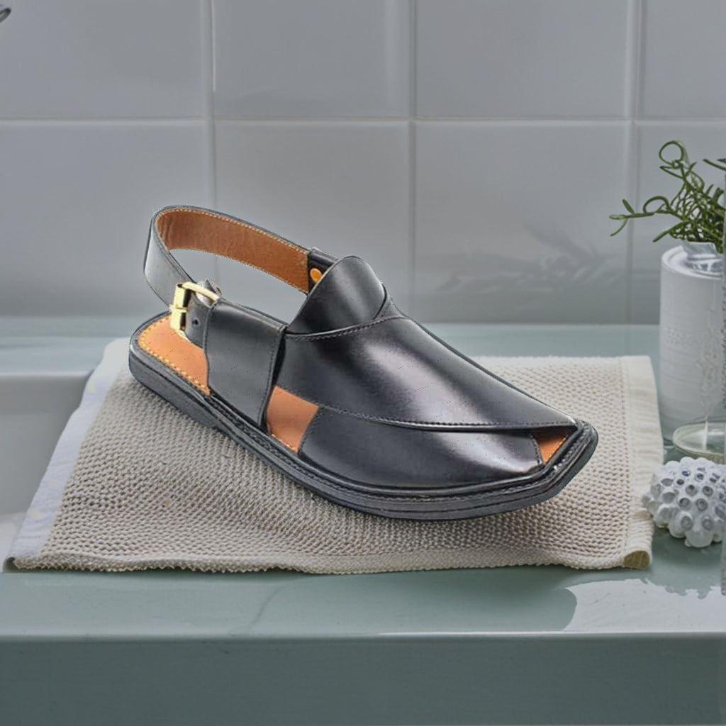 Premium Quality Leather Handmade Peshawari Chappal