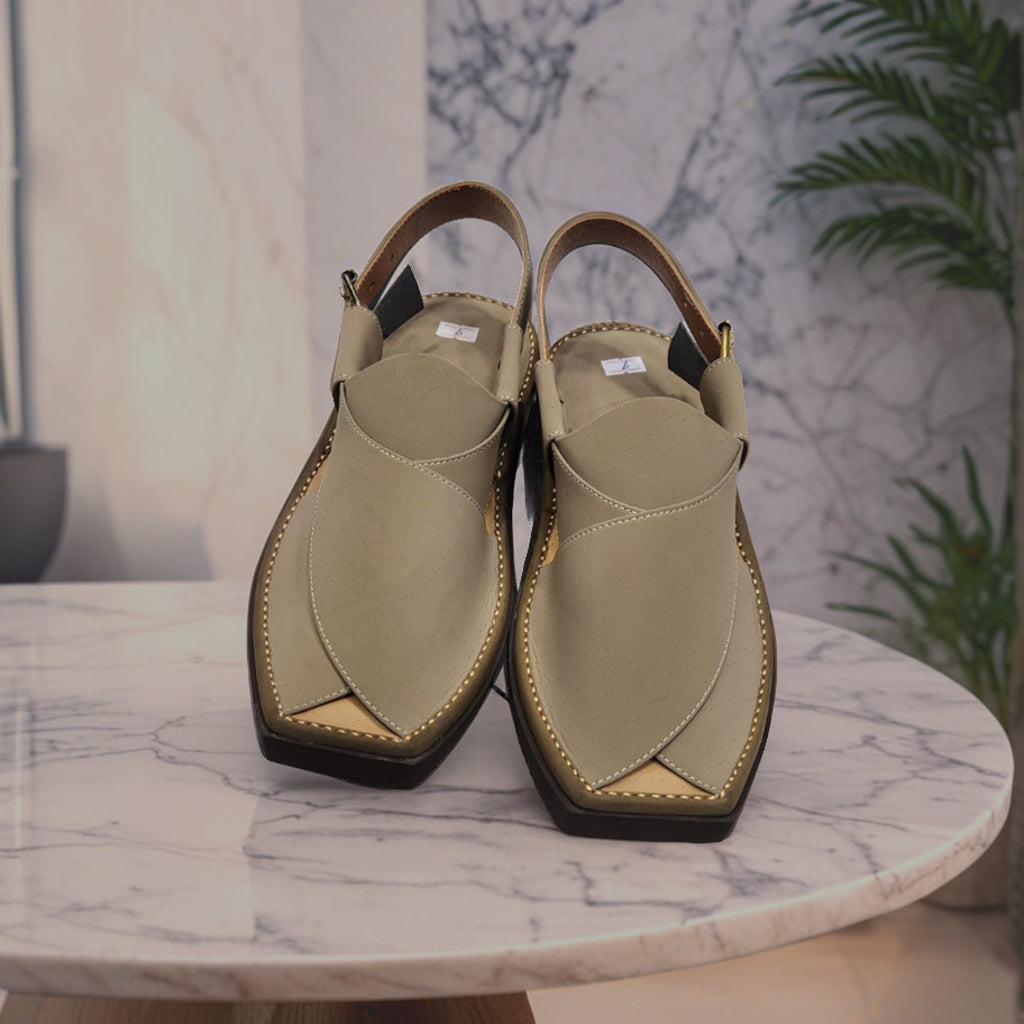 Smart Kaptan Peshawari Chappal(grey color