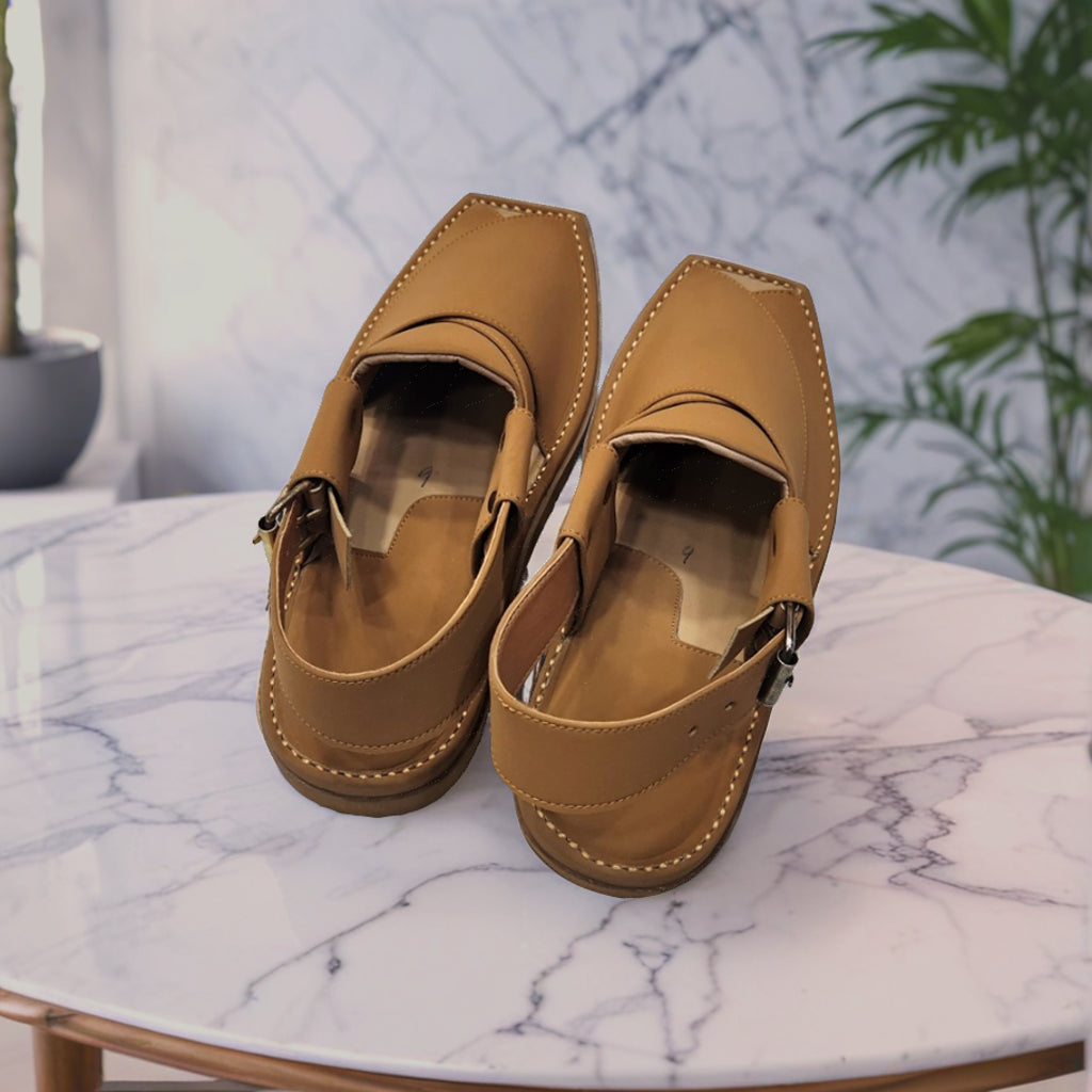Smart Kaptan Peshawari Chappal(Brown Colour)