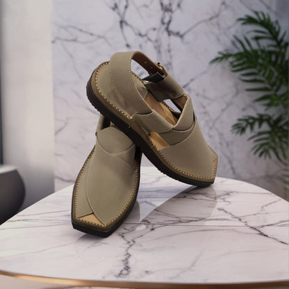Smart Kaptan Peshawari Chappal(grey color